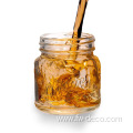 custom logo clear glass mason jar shot glasses